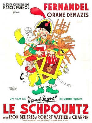 Le Schpountz (1938) - poster