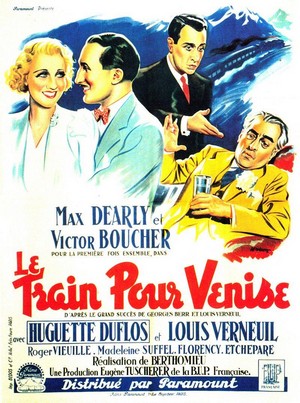 Le Train pour Venise (1938) - poster