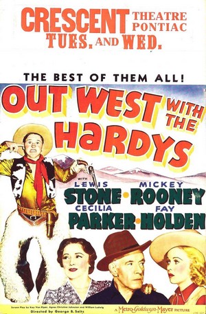 Out West with the Hardys (1938) - poster