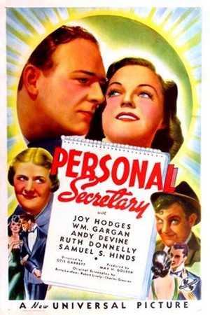Personal Secretary (1938) - poster