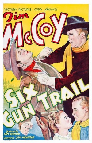 Six-Gun Trail (1938) - poster