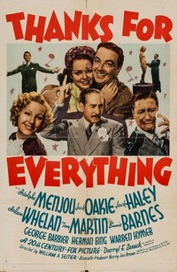 Thanks for Everything (1938) - poster