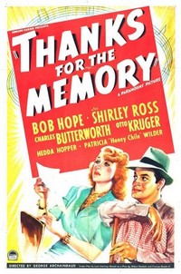 Thanks for the Memory (1938) - poster