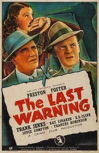 The Last Warning (1938) - poster