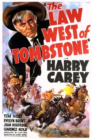 The Law West of Tombstone (1938) - poster