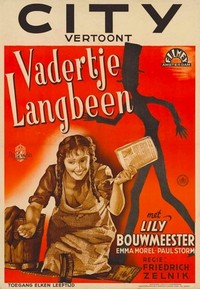 Vadertje Langbeen (1938) - poster