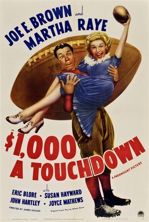 $1000 a Touchdown (1939) - poster