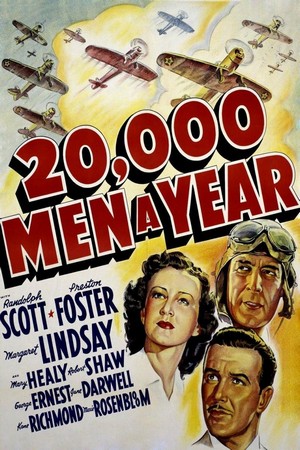 20,000 Men a Year (1939) - poster