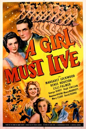 A Girl Must Live (1939) - poster