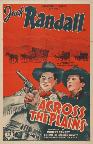 Across the Plains (1939) - poster