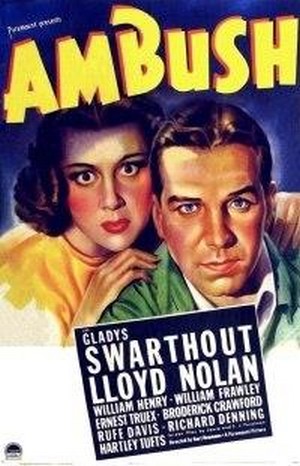 Ambush (1939) - poster