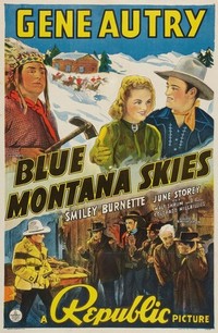 Blue Montana Skies (1939) - poster