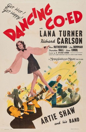 Dancing Co-Ed (1939) - poster