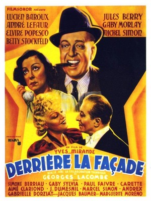 Derrière la Façade (1939) - poster