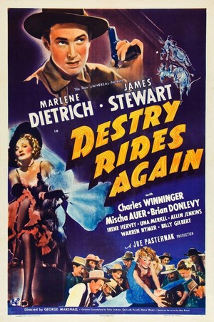Destry Rides Again (1939) - poster
