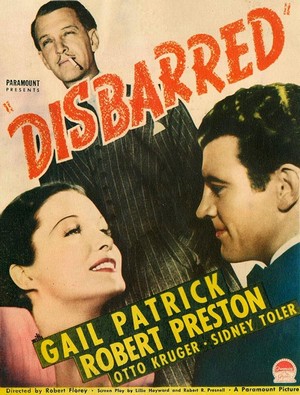 Disbarred (1939) - poster
