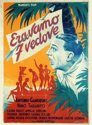 Eravamo Sette Vedove (1939) - poster