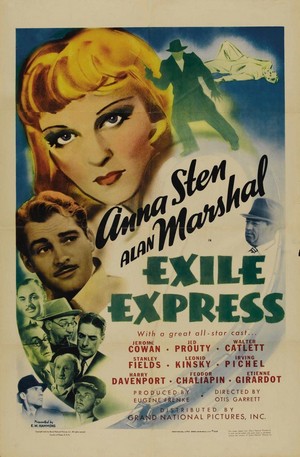 Exile Express (1939) - poster