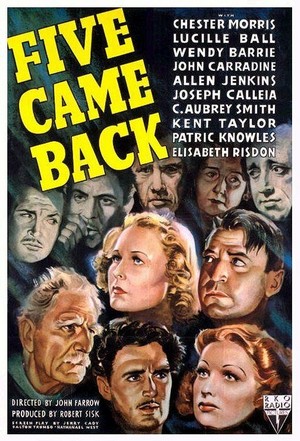 Five Came Back (1939) - poster