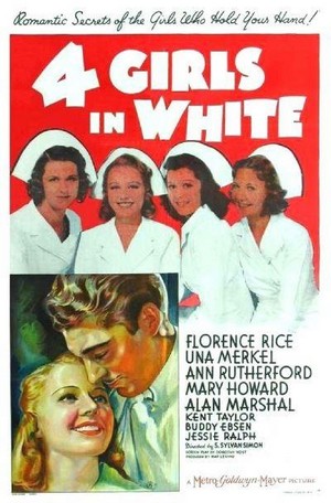 Four Girls in White (1939) - poster