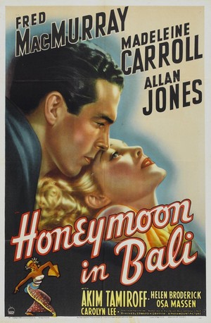 Honeymoon in Bali (1939) - poster