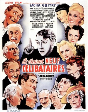 Ils Étaient Neuf Célibataires (1939) - poster