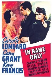 In Name Only (1939) - poster