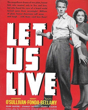 Let Us Live (1939) - poster