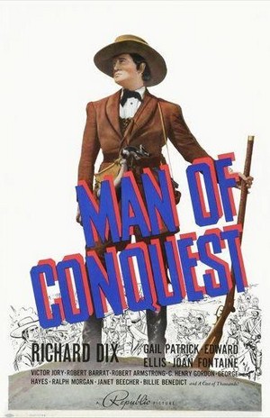 Man of Conquest (1939) - poster