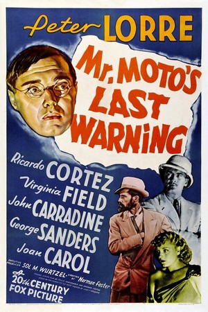 Mr. Moto's Last Warning (1939) - poster