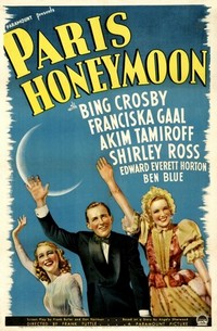 Paris Honeymoon (1939) - poster
