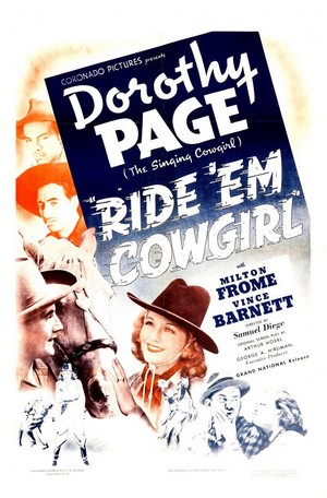 Ride 'em Cowgirl (1939) - poster
