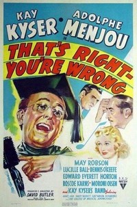 That's Right - You're Wrong (1939) - poster