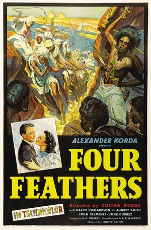 The Four Feathers (1939) - poster