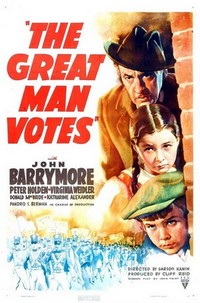 The Great Man Votes (1939) - poster