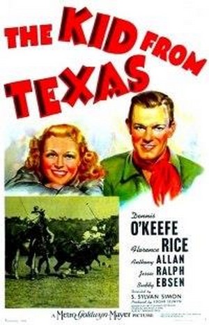 The Kid from Texas (1939) - poster