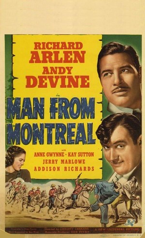 The Man from Montreal (1939) - poster