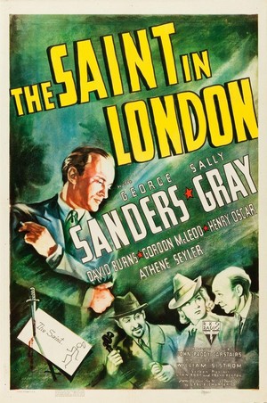 The Saint in London (1939) - poster