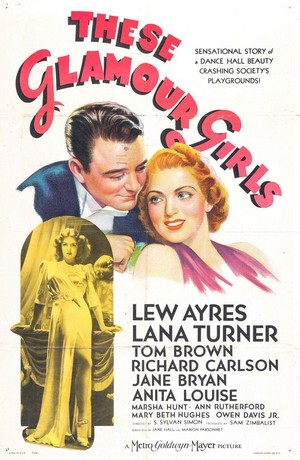 These Glamour Girls (1939) - poster