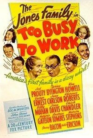 Too Busy to Work (1939) - poster