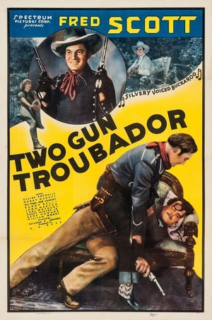 Two Gun Troubador (1939) - poster