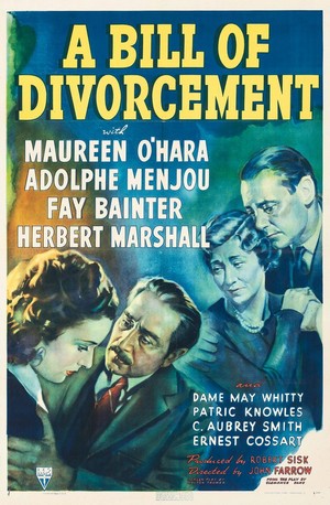 A Bill of Divorcement (1940) - poster
