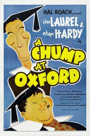 A Chump at Oxford (1940) - poster