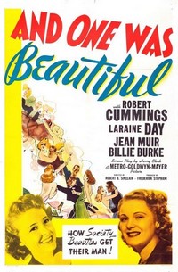 And One Was Beautiful (1940) - poster