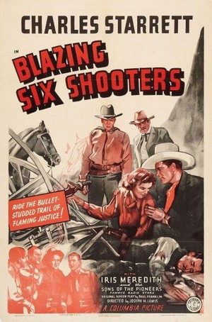 Blazing Six Shooters (1940) - poster
