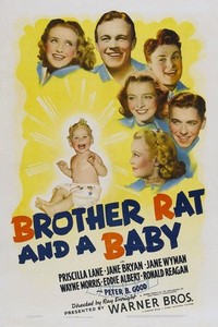 Brother Rat and a Baby (1940) - poster