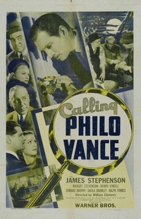 Calling Philo Vance (1940) - poster