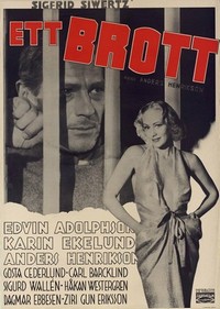 Ett Brott (1940) - poster