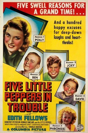 Five Little Peppers in Trouble (1940) - poster
