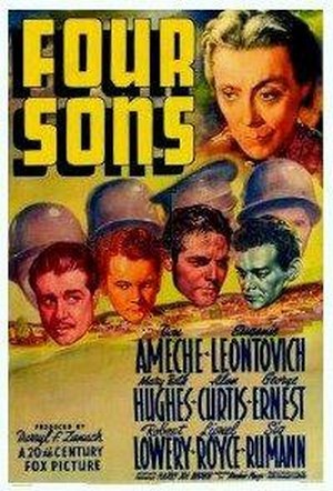 Four Sons (1940) - poster